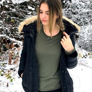 Army green long sleeve